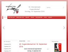 Tablet Screenshot of hugenottenlauf.de